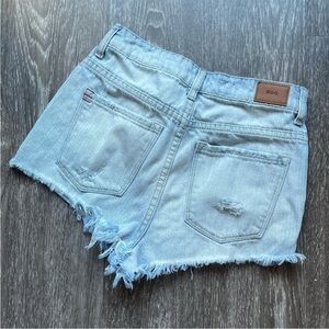Urban Outfitters BDG super high rise cheeky denim
shorts. Size 26
